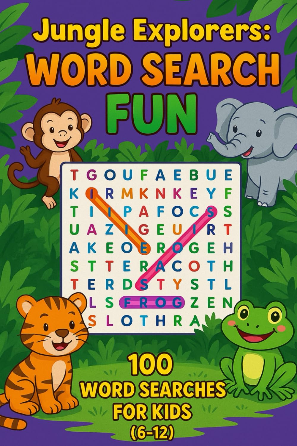 Jungle Explorers: Word Search Fun