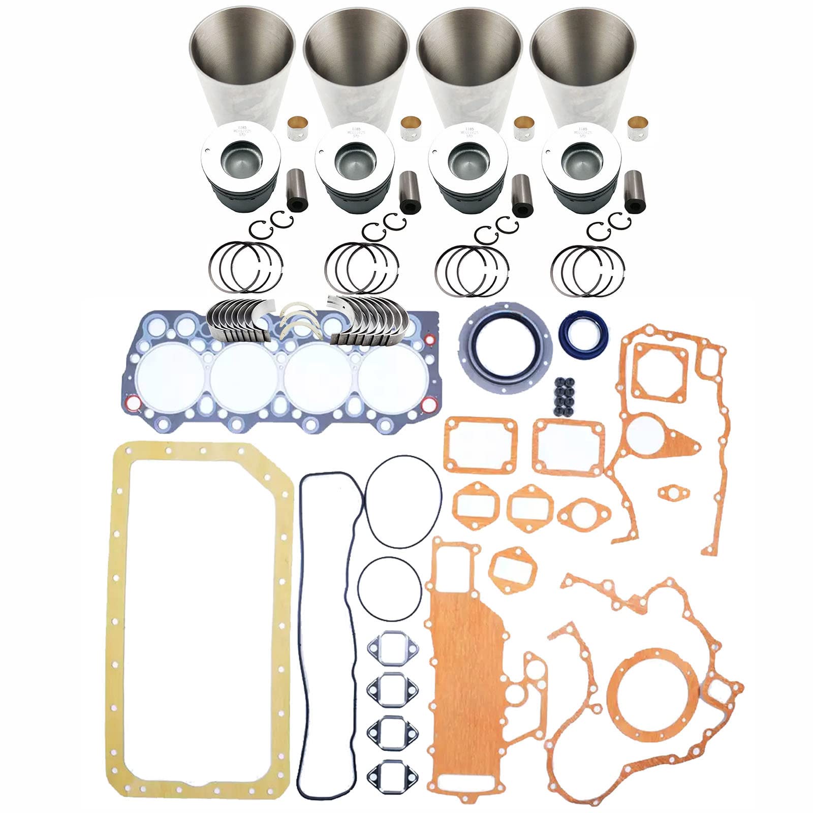 Amazon.com: WSbaodan Overhaul Rebuild Kit (Piston ME018825 W/Oil  