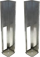 Vista 2 de Torre de montaje de poste de hormigón/madera para valla de vinilo con kit de montaje (4 x 4 x 36 pulgadas (paquete de 2)