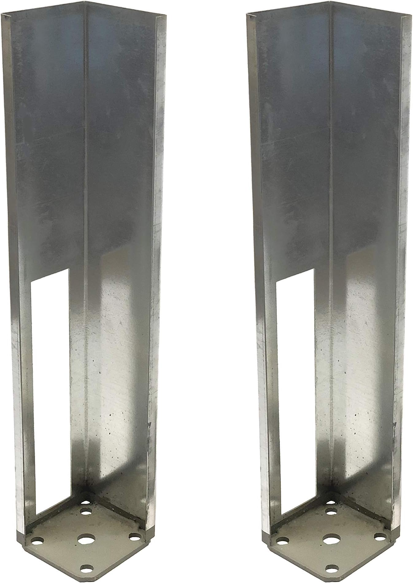 Vinyl Fence Concrete/Wood Post Mount Tower with Mounting Kit (5"x5"48" (2 Pack))