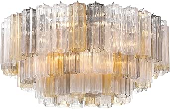 Crystorama Addis 16 Light Polished Chrome Flush Mount