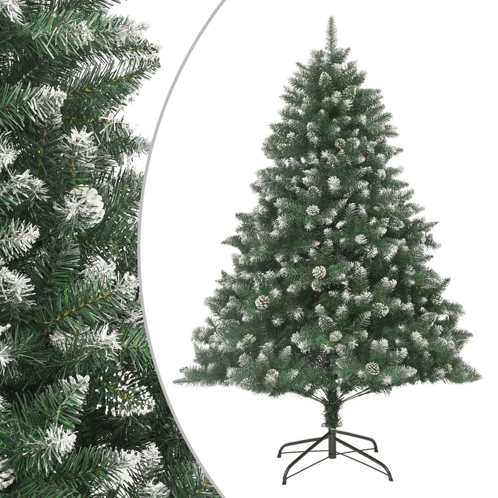 Sapin de Noël artificiel 240 cm pliable grand modèle stable sans perte d'aiguilles