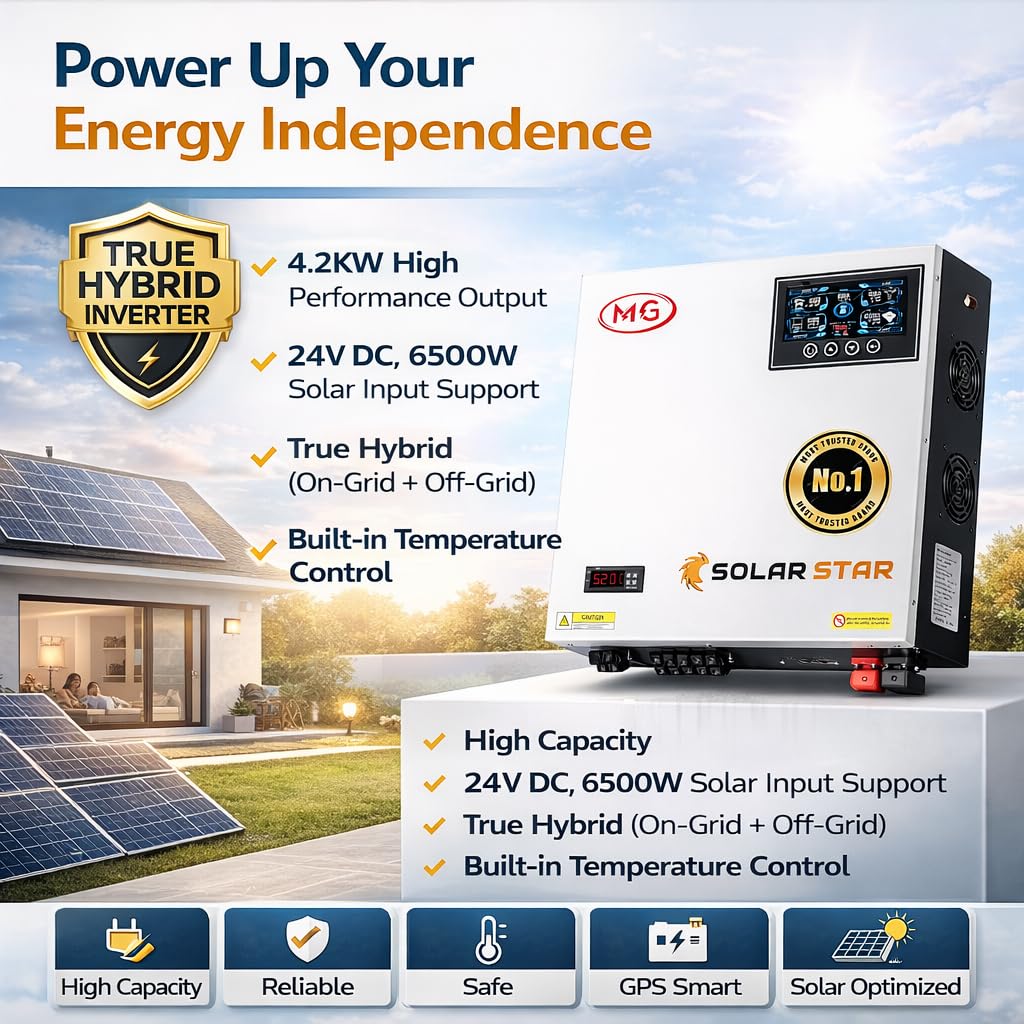 MG Solar Star Inverter: Hybrid Power for Homes & Businesses -4