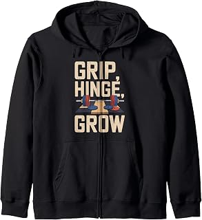 Romanian Deadlift Bodybuilding Fitness Workout Gym Zip Hoodie