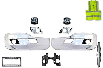 Amazon.com: KOZAK PLASTIC Chrome Bumper Center & Corners w