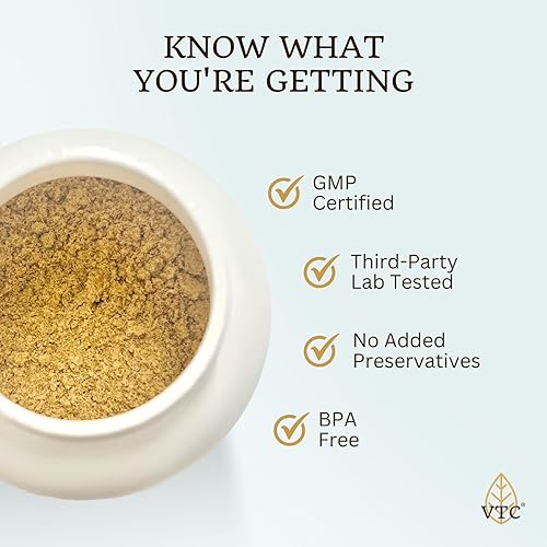 Miniatura 8 de VTC VitaTradingCo. Polvo de combustible de fibra prebiótica  Suplemento de fibra orgánica a base de plantas  Salud intestinal y digestiva  Omega-3