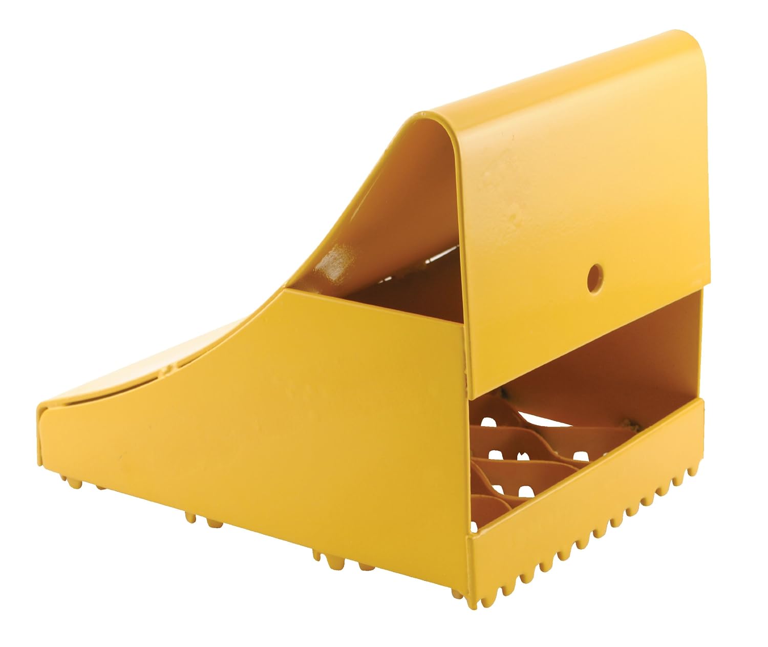Vestil FAB-11 Fabricated Steel Wheel Chock 10-3/4 In. Length Yellow