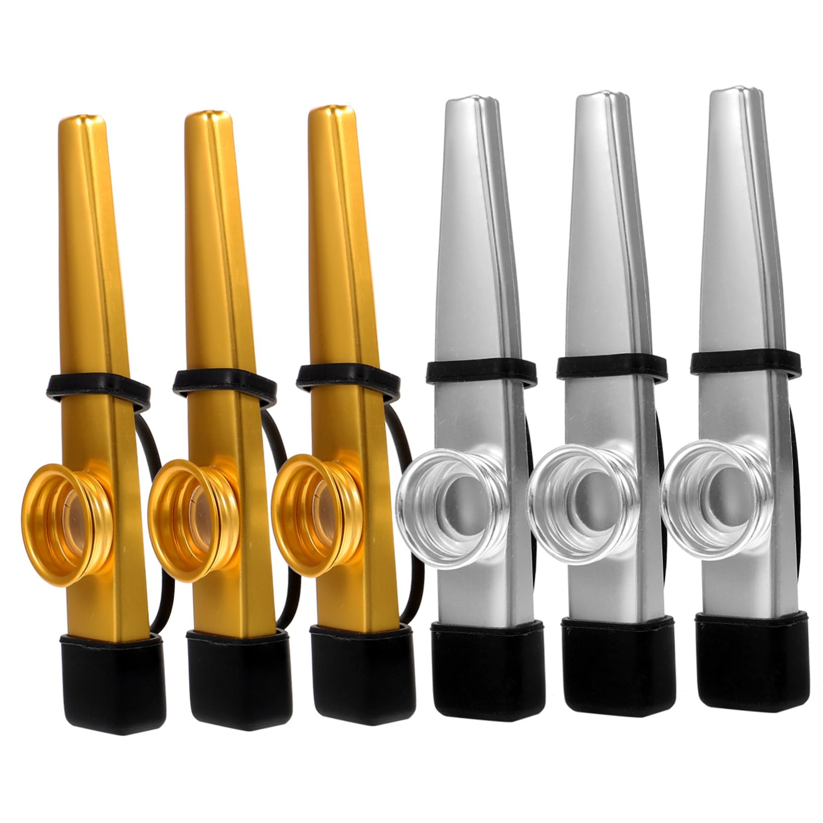 Kisangel Metal Kazoo for Music Lovers Kazoo Set for Adults Beginners and Boys and Girls Bulk Pack
