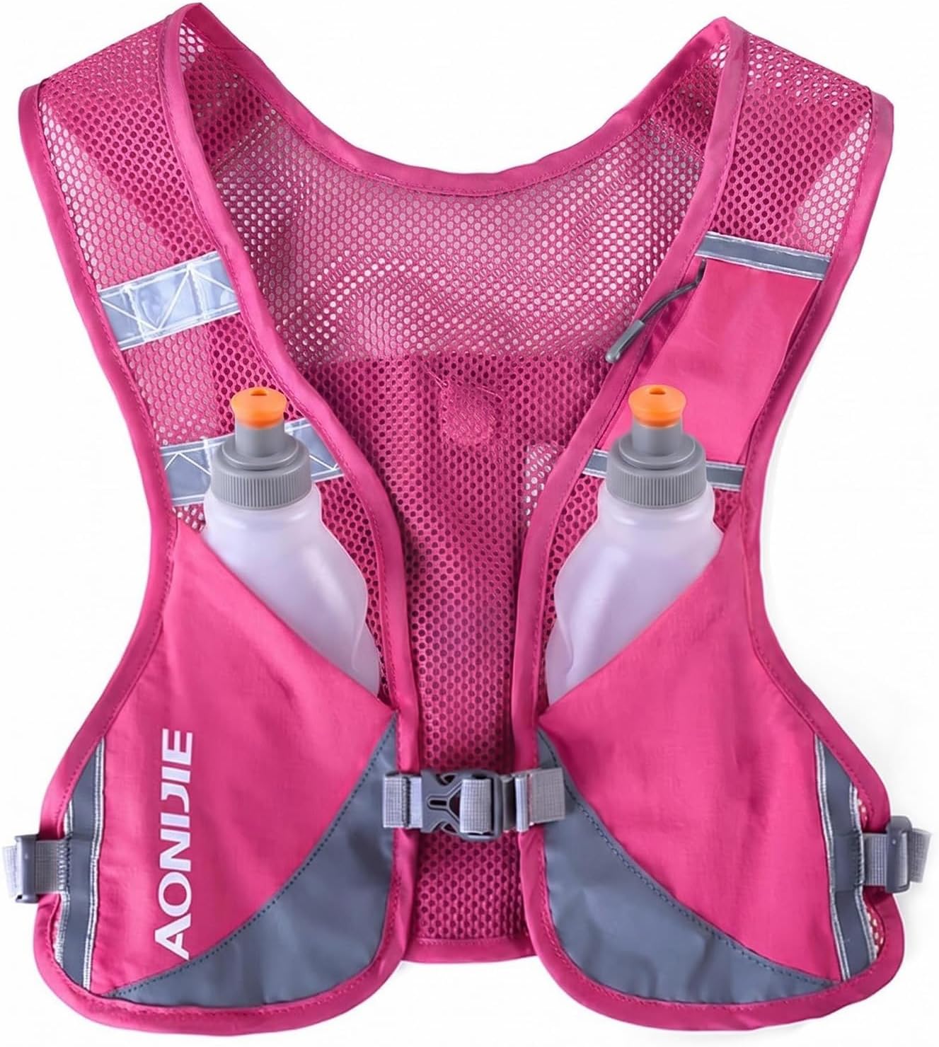 AONIJIE Ultralight Running Vest with Reflective Strip Breathable Hydration Backpack for Hiking Camping Marathon Cycling Race