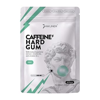 NEW DROP | JAWLINER Chewing Gum Hard + Caffeine - Mint
