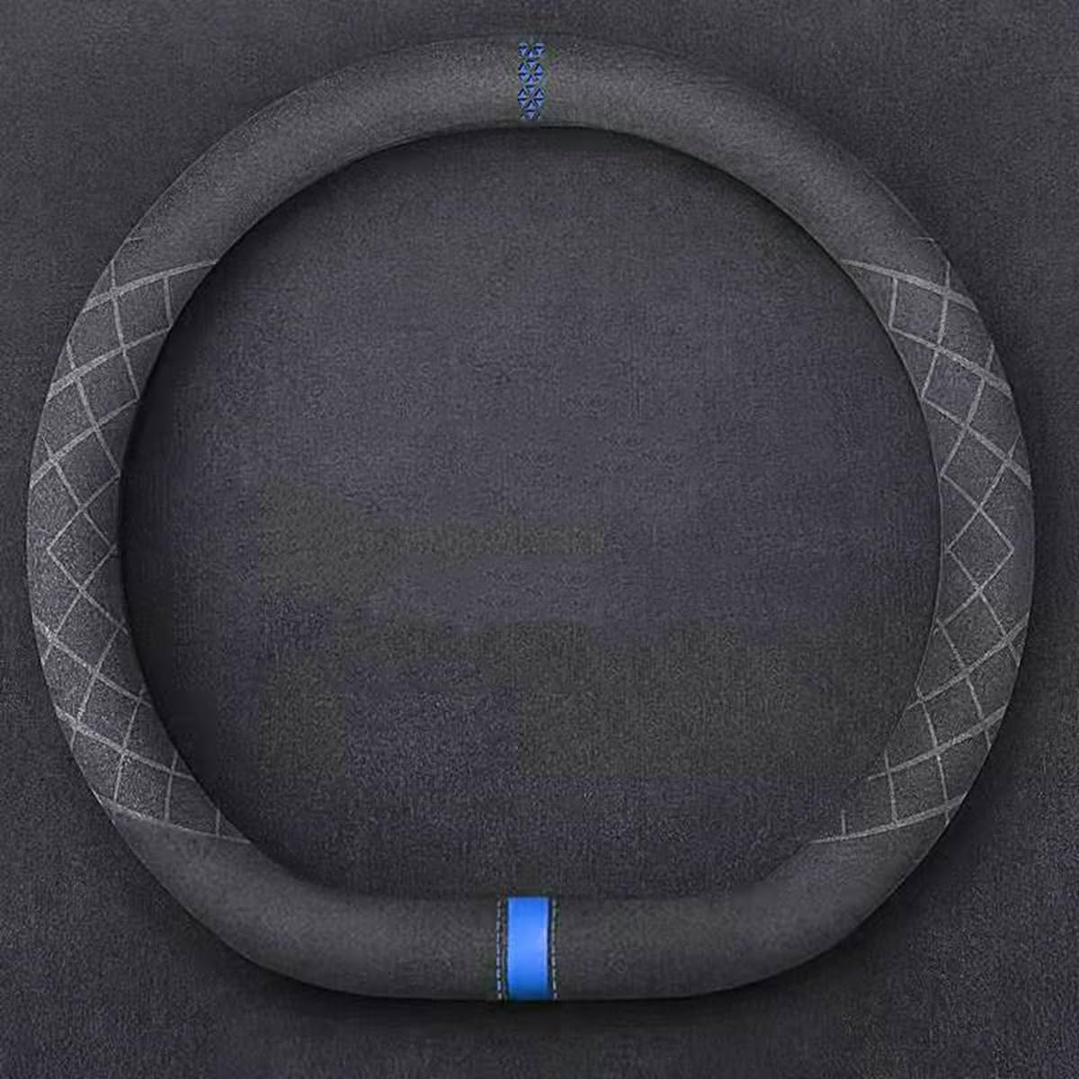 Car Steering Wheel Sleeve for Hyundai Bayon/Ioniq 5 NE/Ioniq AE Hatchback Sedan with Ergonomic Design for Everyday Wear Protection,D-type-Blue