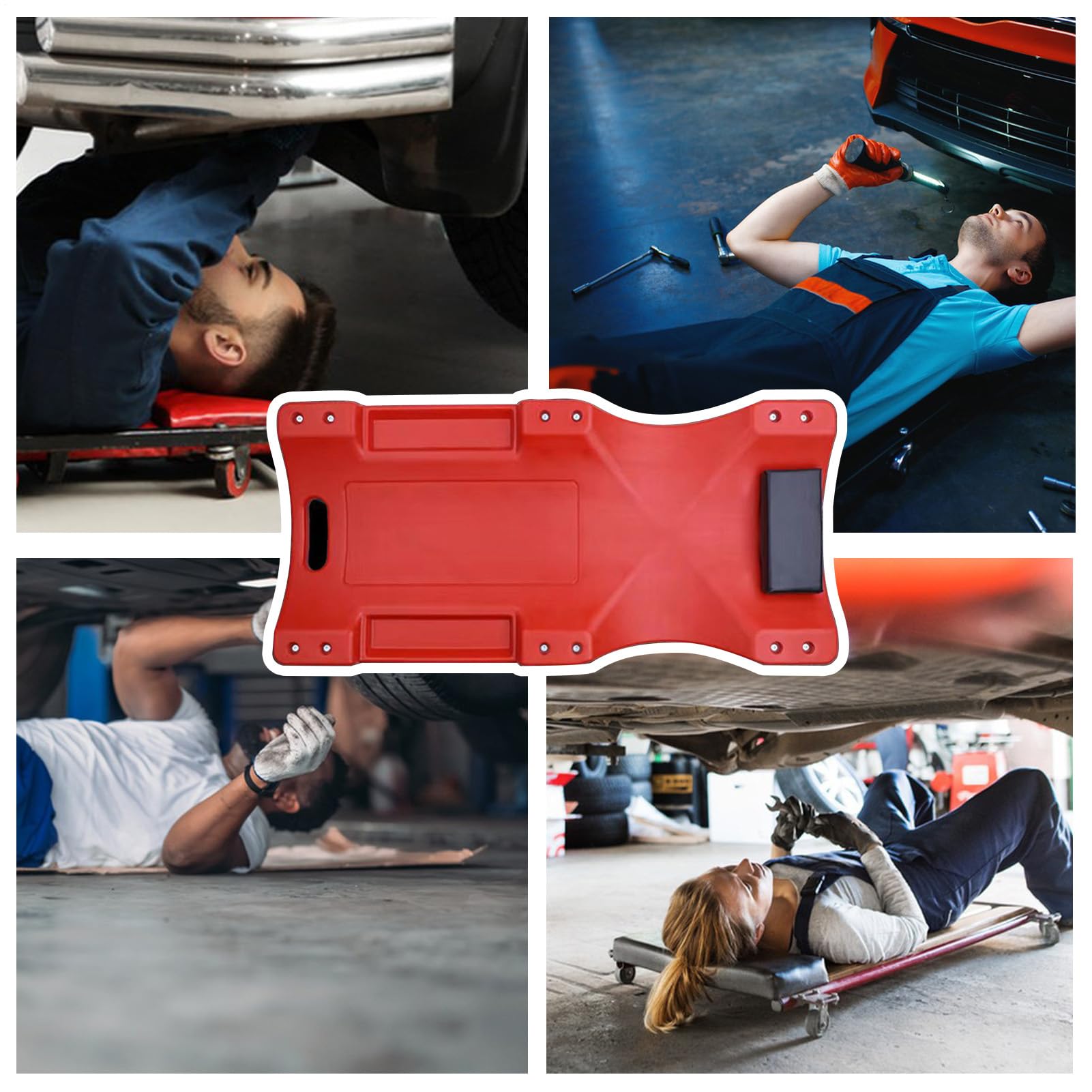 Rodillo Mecánico Bajo Auto Silla Tabla Rodante Gruesa 91 Cm | Deslizante Bajo Coche Para Taller Auto Camión Cambio Rotación Neumáticos Detallado cería Motor Chasis Reparación Hogar