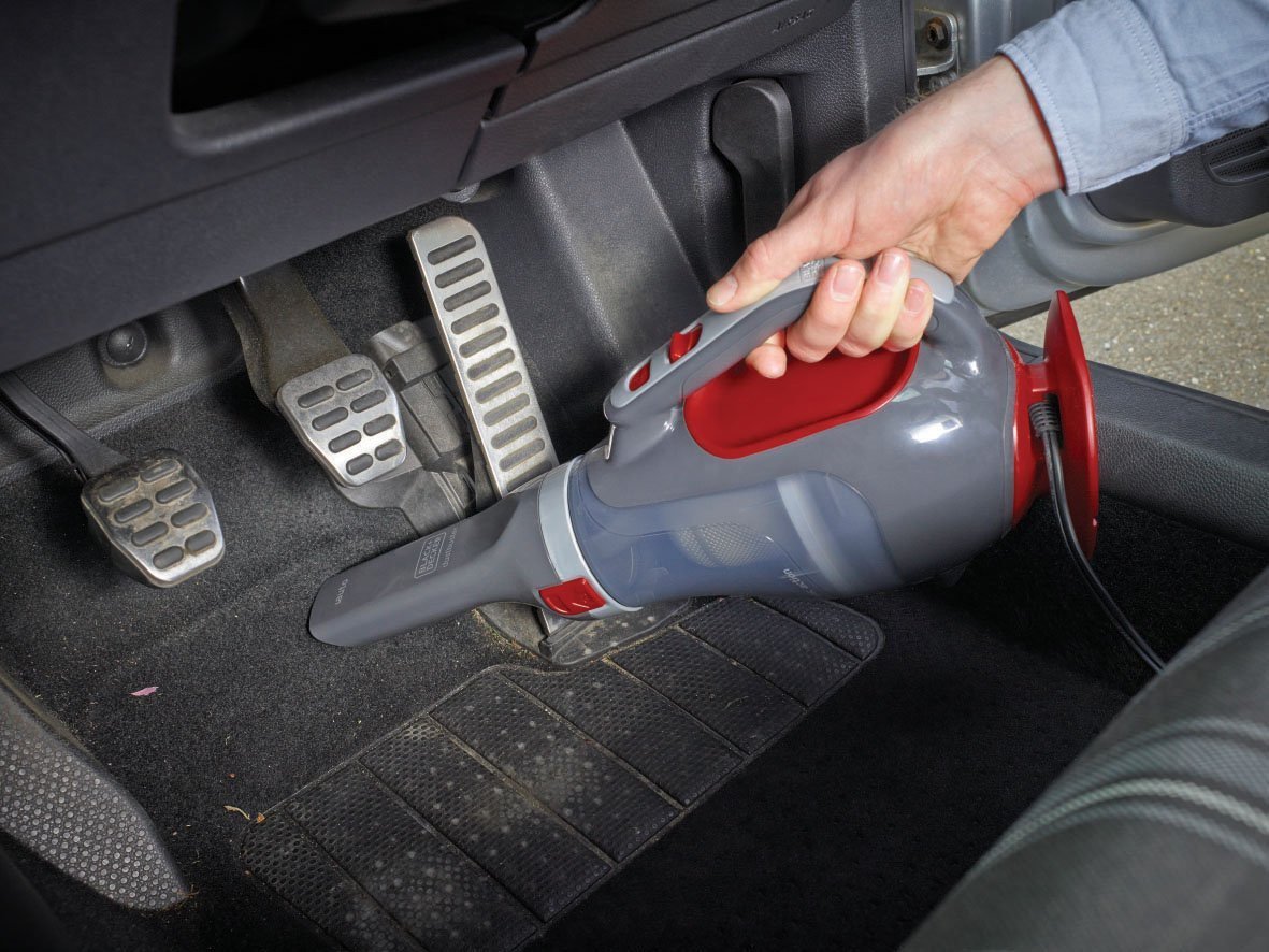 BLACK+DECKER dustbuster Aspirapolvere Portatile per Auto con Cavo 12V, ADV1200-XJ