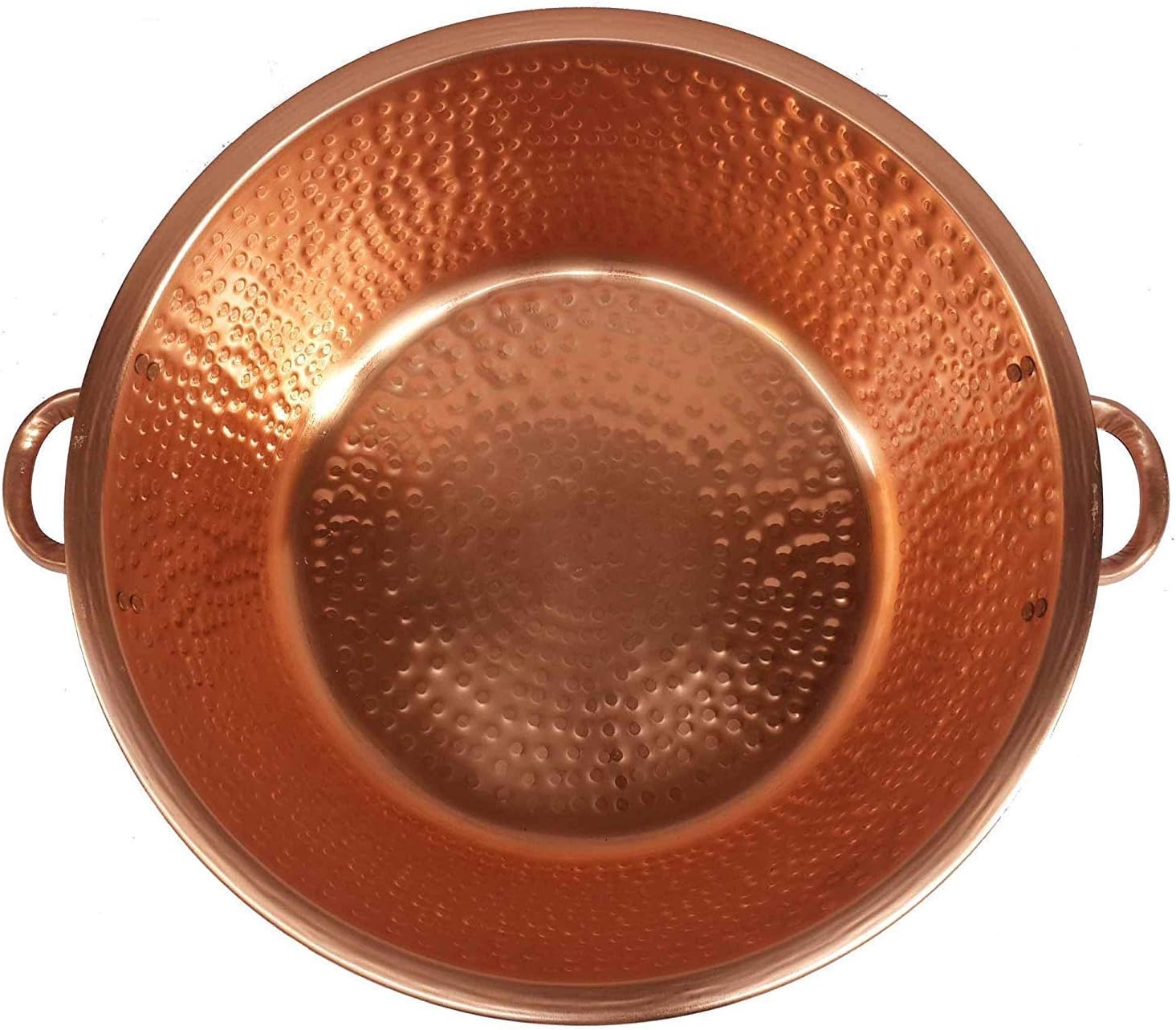 Shiny Side Handles Copper Pedicure Bowl