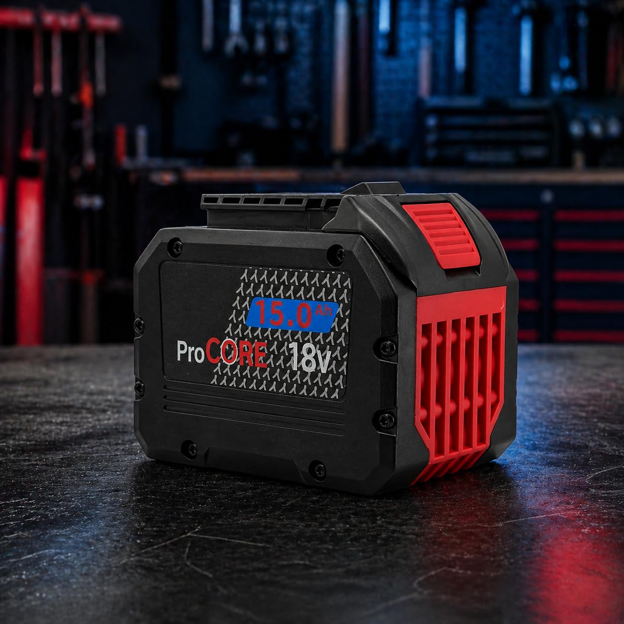 15.0Ah Akku kompatibel mit Bosch Professional 18V System – Hochleistungs Lithium-Ionen Ersatzakku – für GBA/ProCORE Geräte – Lange Laufzeit & hohe Leistung