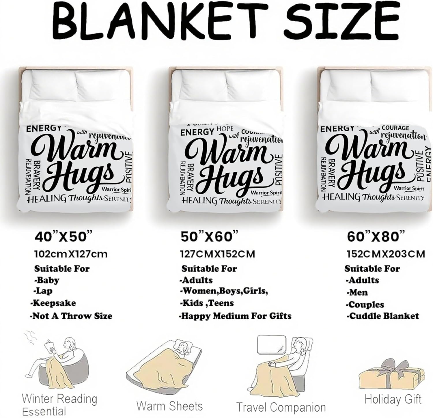 Blanket Gift For Women Or Men-Get Well Soon/Inspirational/Motivational/Encouragement Throws Blanket For Friends,Sister,Coworker,Family-Home Decor For Couch Sofa Living Room (rehabilitate3, 30*40inch) - Image 8