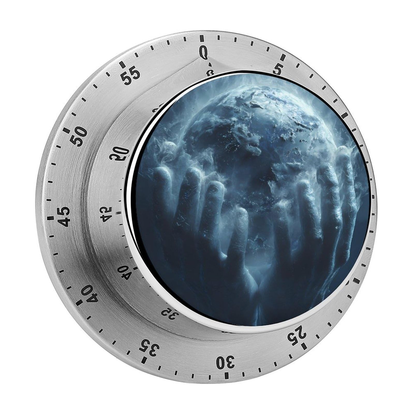 Save Water Mechanical Timer with Alarm for Kitchen Cooking Productivity Stainless Steel Timers