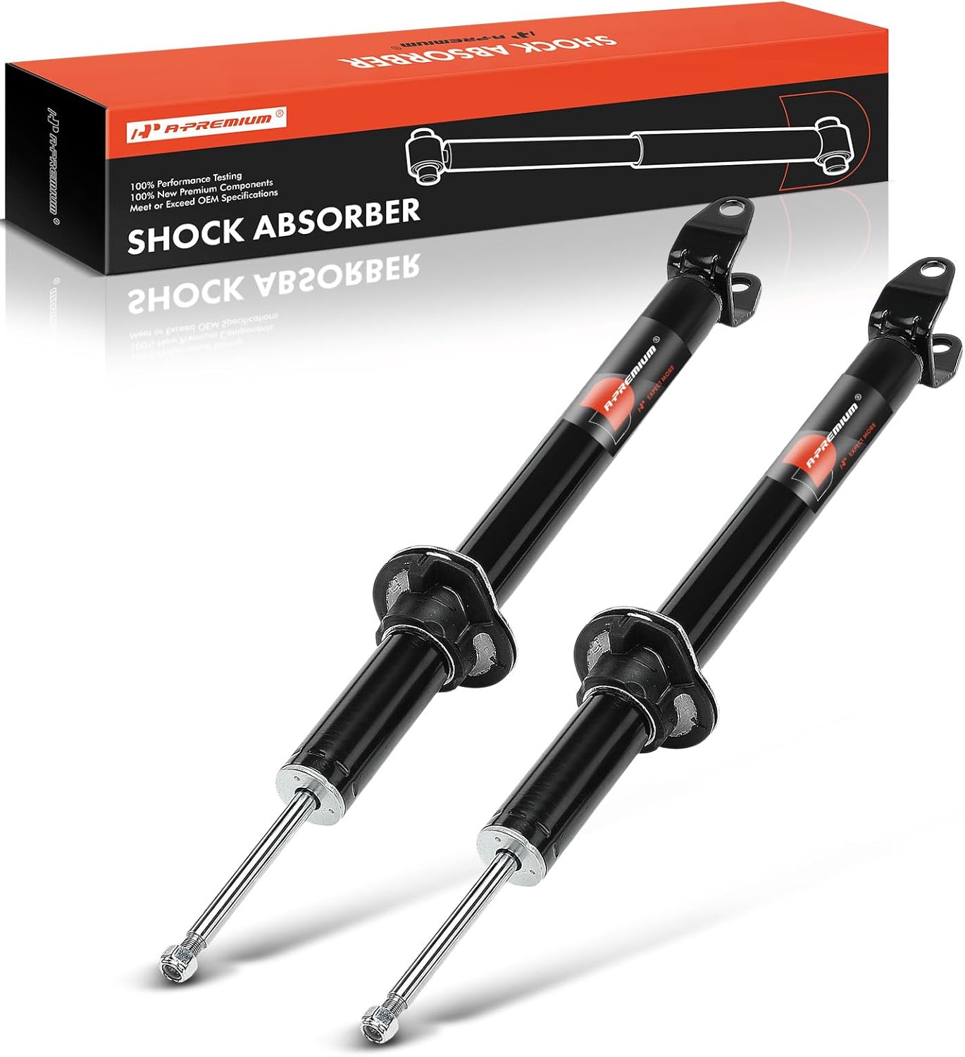 A-Premium Front Shock Absorber Strut Compatible with Mercedes-Benz E300 2017-2019, E350 2020-2024, E400 2018, E450 2020-2023, 2-PC Set