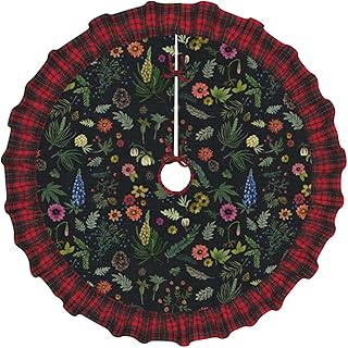 blue jean christmas tree skirt