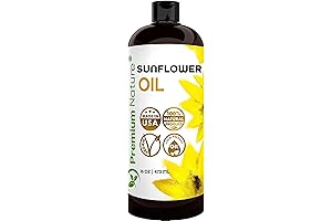 Pure Unrefined Organic Sunflower Oil for Radiant Skin
