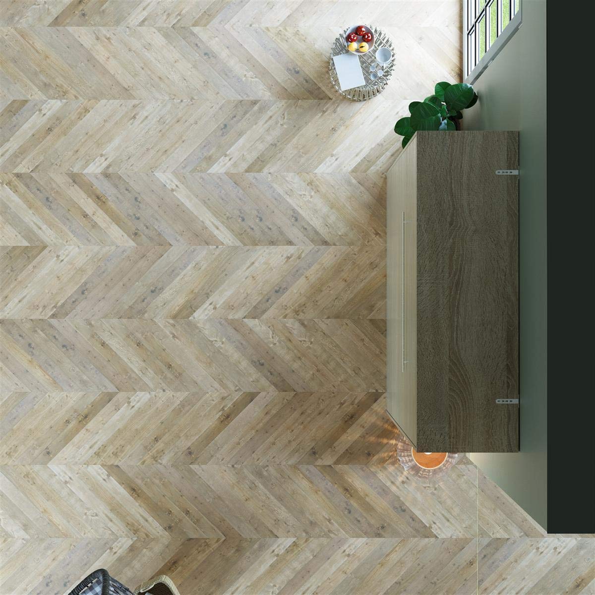 SMARTBett Standard 160x200cm Vertical Oak Sonoma Murphy Bed, Folding