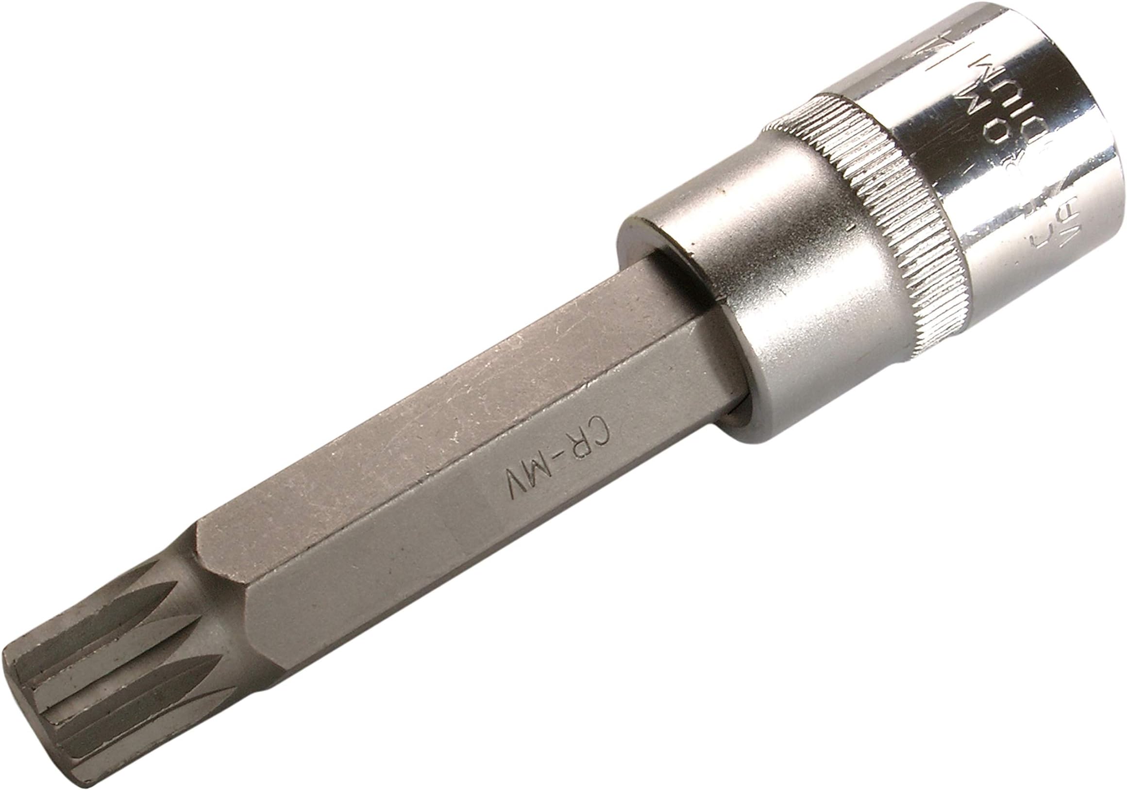 BGS 4365 | Bit Socket | length 100 mm | 12.5 mm (1/2") Drive | Spline tamperproof (for XZN) M18