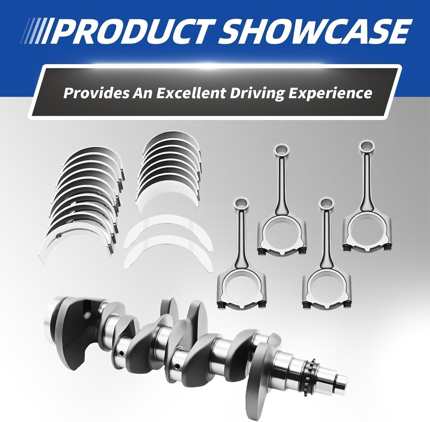 G4NA Engine Crankshaft Connecting Rods Bearing Kit 2.0L 623V62EH00 Compatible with Soul 2014-2019 Forte5 Tucson 2014-2018 Forte Koup 2014-2016 623V6-2EH00