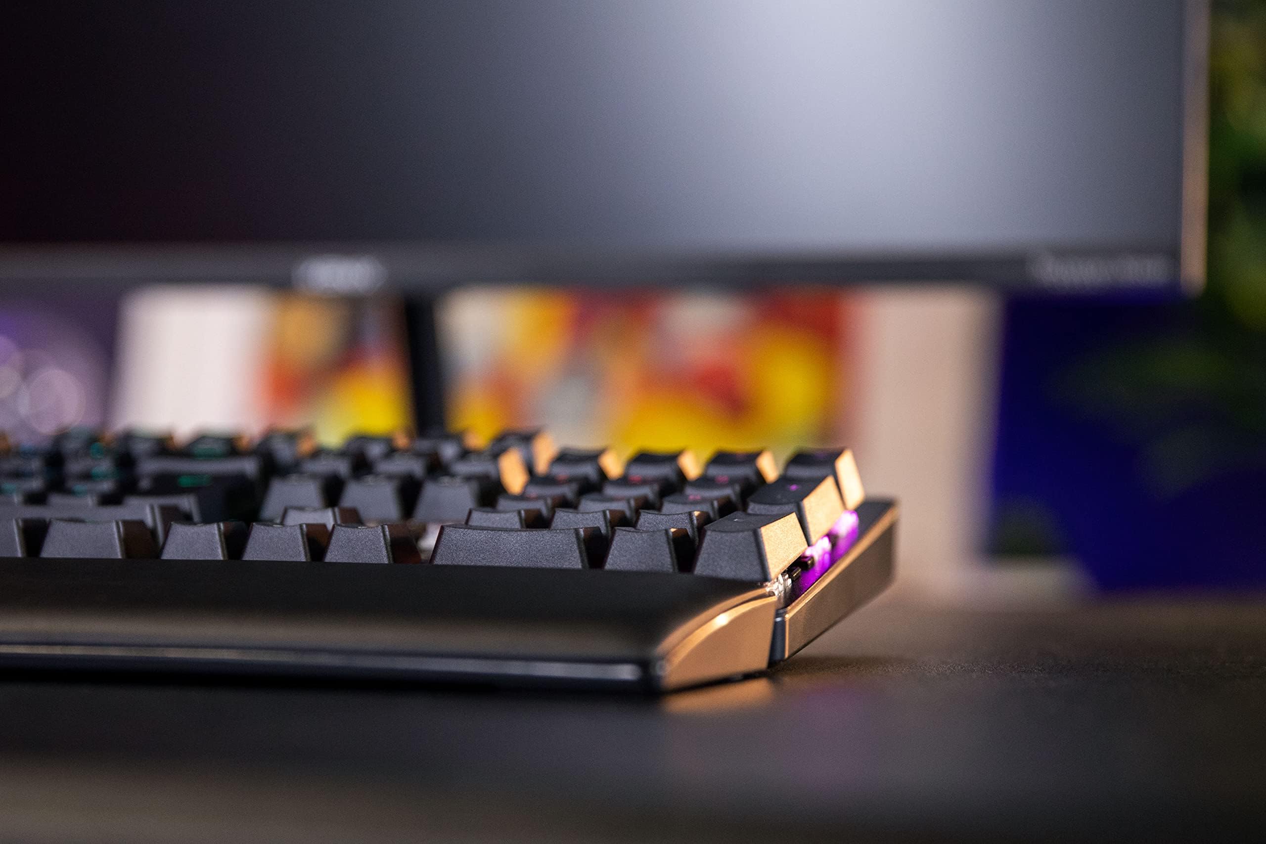 Konix Drakkar Tastiera gaming meccanica con cavo Helheim Elite AZERTY - Anti-ghosting completo - Retroilluminazione RGB