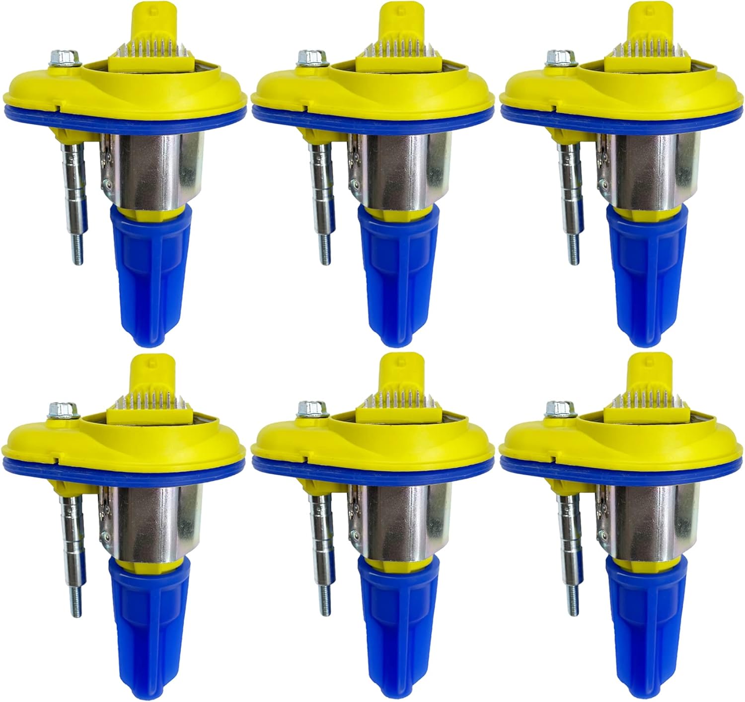 IGNITION COIL UF303 SET OF 6 COMPATIBLE WITH Buick Rainier Chevrolet Colorado Trailblazer GMC Canyon Envoy Hummer H3 SUZUKI Ascender l-280-370 Bravada Saab 9-7X 2.8 2.9 3.5 3.7 4.2 L4 L5 L6