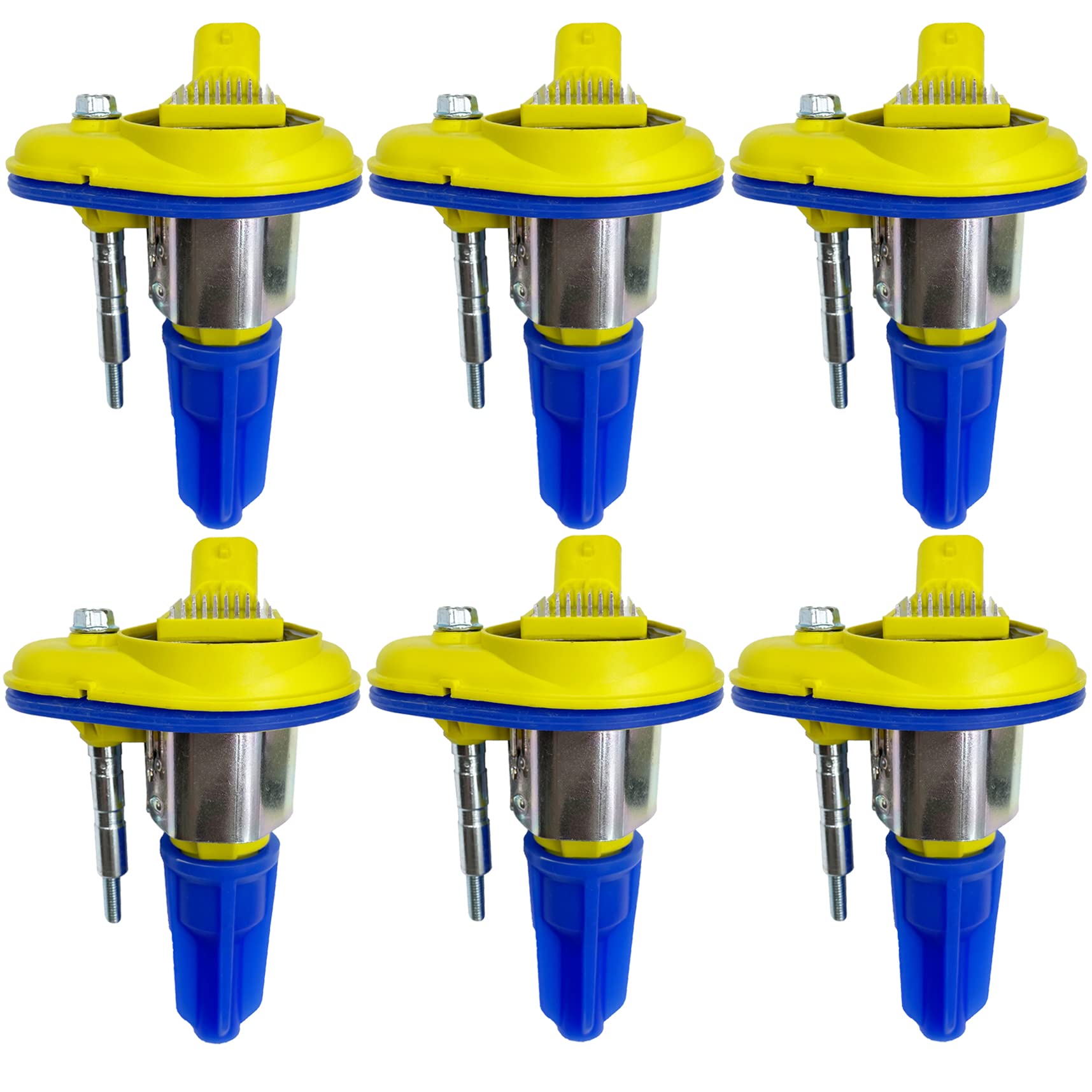 IGNITION COIL UF303 SET OF 6 COMPATIBLE WITH Buick Rainier Chevrolet Colorado Trailblazer GMC Canyon Envoy Hummer H3 SUZUKI Ascender l-280-370 Bravada Saab 9-7X 2.8 2.9 3.5 3.7 4.2 L4 L5 L6