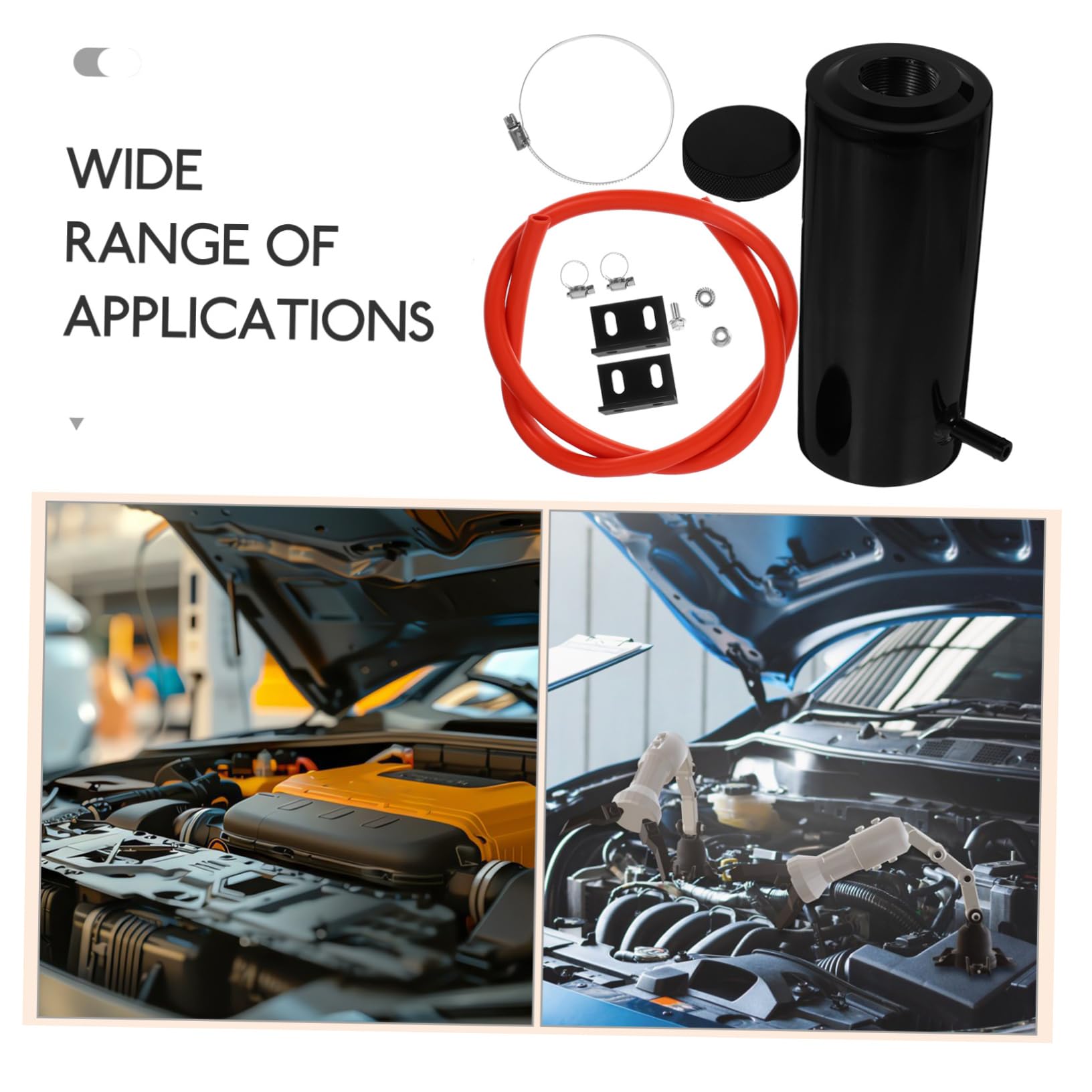 Serbatoio Di Espansione Liquido Refrigerante Radiatore Auto Kit Serbatoio Refrigerante Alluminio Capacità Radiatore Auto