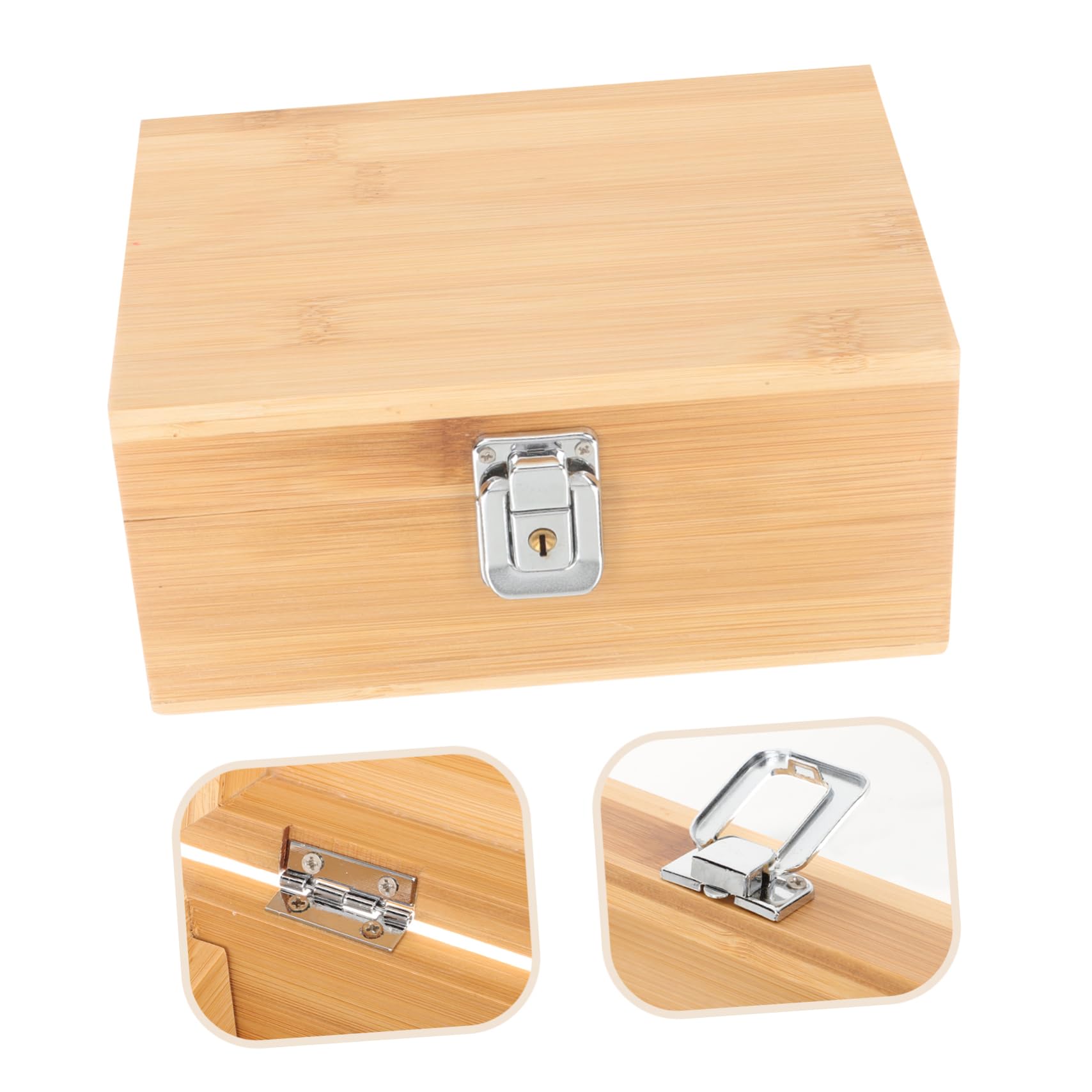 FRCOLOR Portasigari Professionale in Legno Scatola per Sigari da Viaggio Compatto Custodia Protettiva per Mantenere Freschi gli Accessori per Sigari