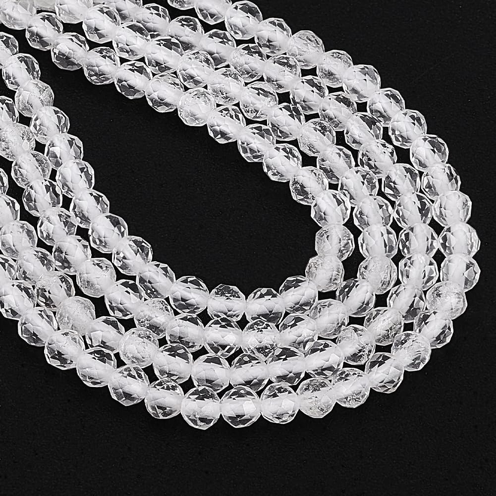 NBEADS Fluoritperlen – 2 Stränge, Ca. 2 Mm, Facettiert & Naturfarben Für Schmuck & DIY