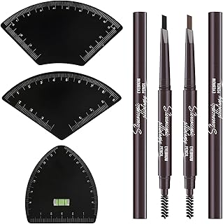 3 reglas de cejas, 2 bolígrafos de mapeo de c...