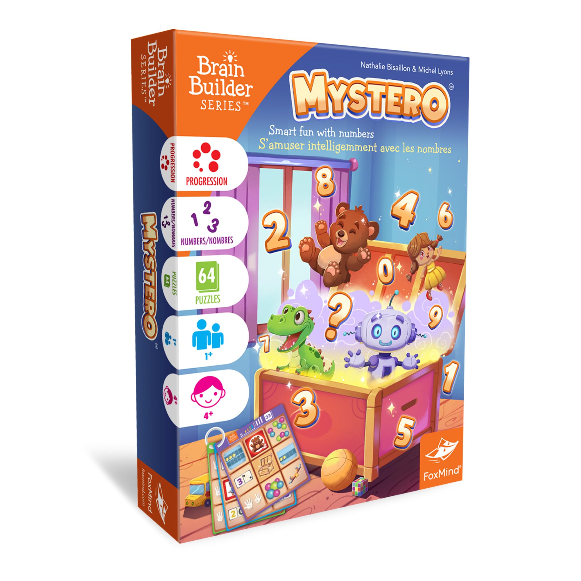 Games Mystero – Multi-Level BrainTeaser Puzzles for Kids Ages 4+, STEM Game Develops Math, Logic & Reasoning Skills, 64 Progressive Challenges (Brain Builder Series)