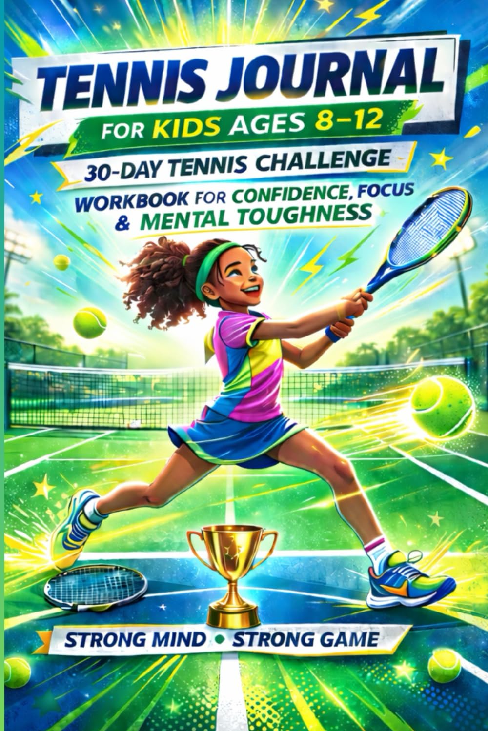 Tennis Journal for Kids Ages 8–12: 30-Day Tennis Challenge Workbook for Confidence, Focus & Mental Toughness (Eliora Mindset Series)