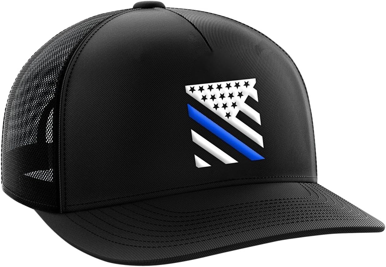 Patriotic American Crest PVC Embossed Flag Snapback Hat for Men and Women
