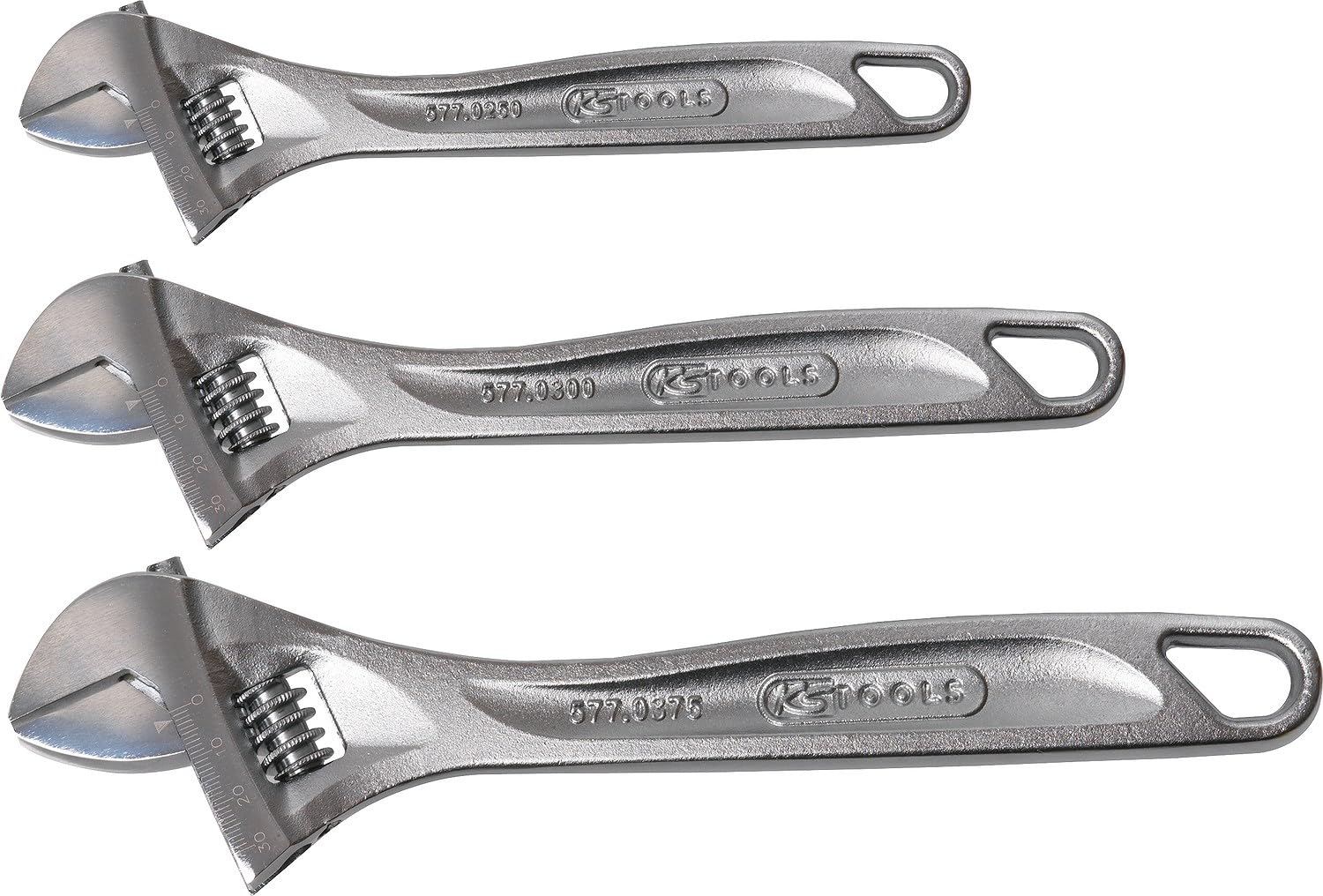 KS Tools 577.0399 - Pack de 3 llaves ajustables