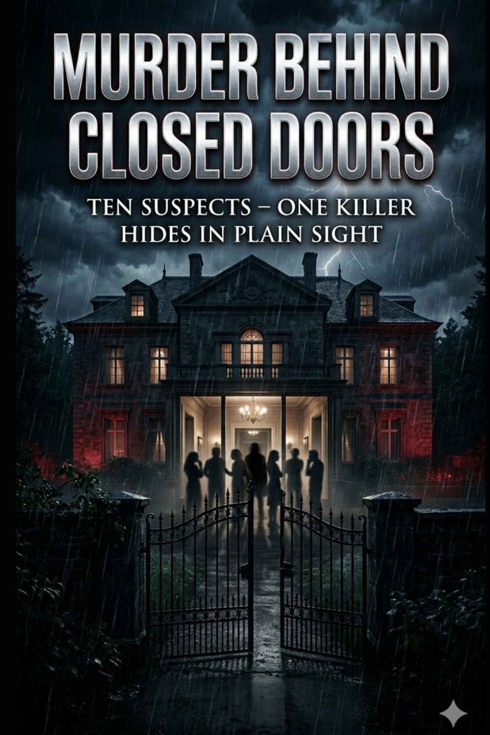 MURDER BEHIND CLOSED DOORS: A Gripping Locked-Room Murder Mystery Thriller (Ten Suspects, One Invisible Killer