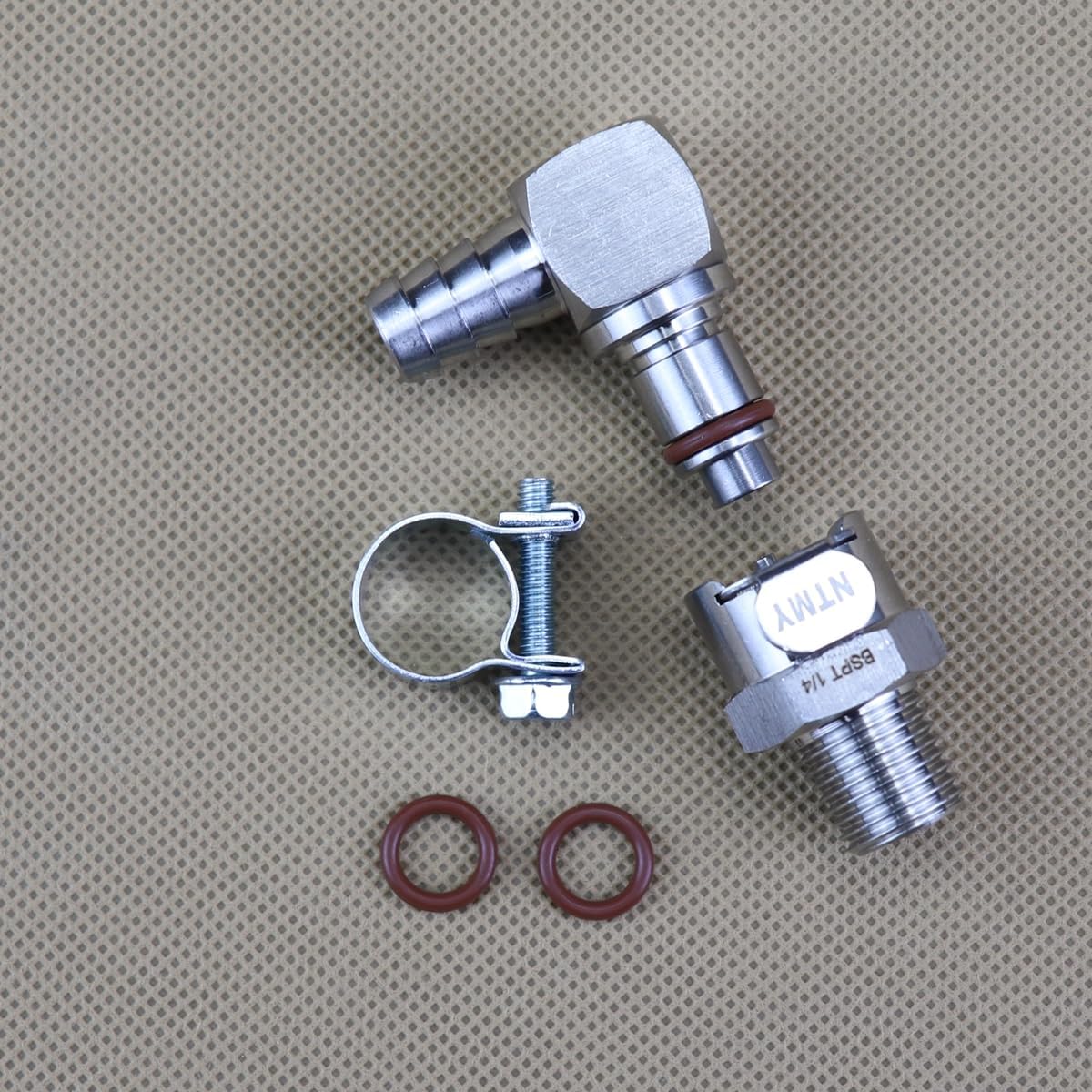 Triumph Gas Fuel Line Hose Pump Metal Quick Release Disconnect Coupling 1/4 BSPT Fits Triumph: 595 600 650 675 885 885i 1050 Speed Four Tiger Daytona Sprint TT600