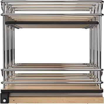 Rev-A-Shelf Narrow 9 W Pullout Triple Organizer for Cabinets