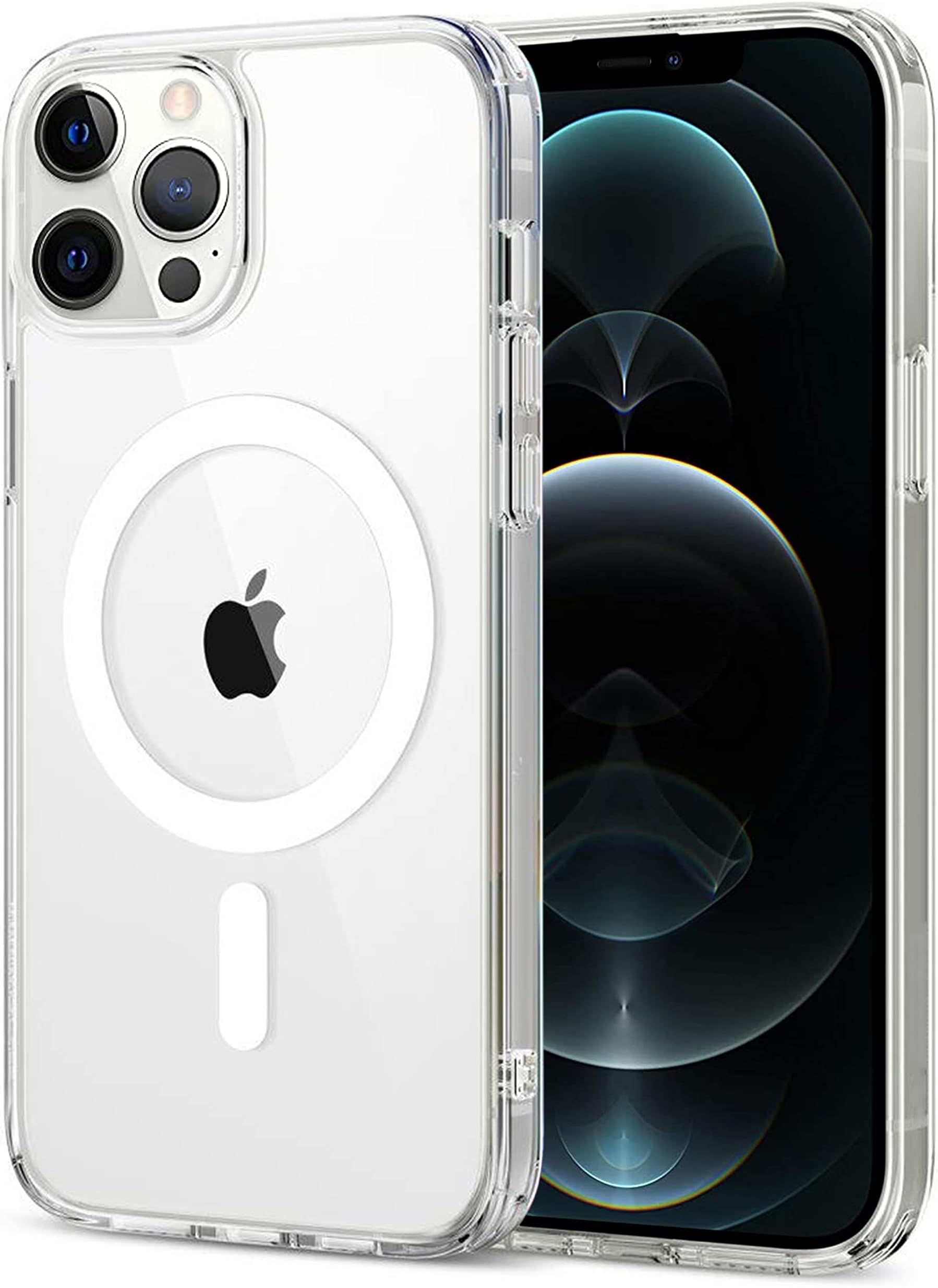 Mobile Cover for iPhone 12 Pro Max (Thermoplastic Polyurethane_MagSafe-Clear)