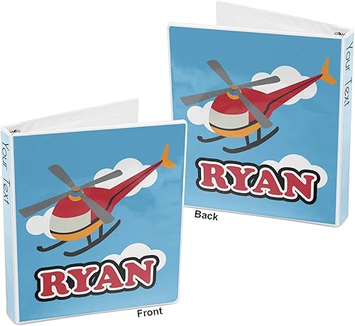Vista 5 de Carpeta personalizada de helicóptero de 3 anillas - 1 pulgada