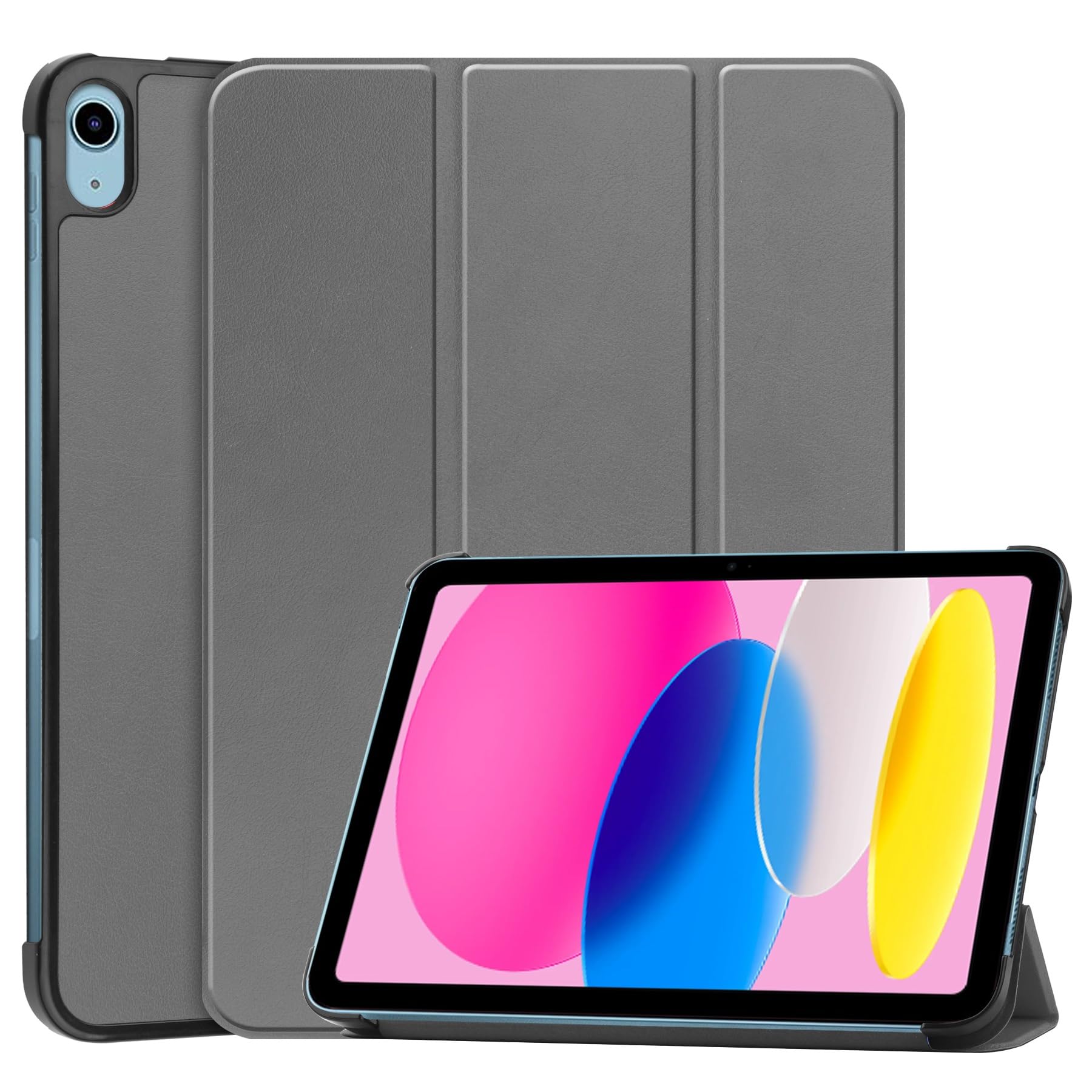 Étui iPad 11 génération A16 coque de protection antichoc gris - 8