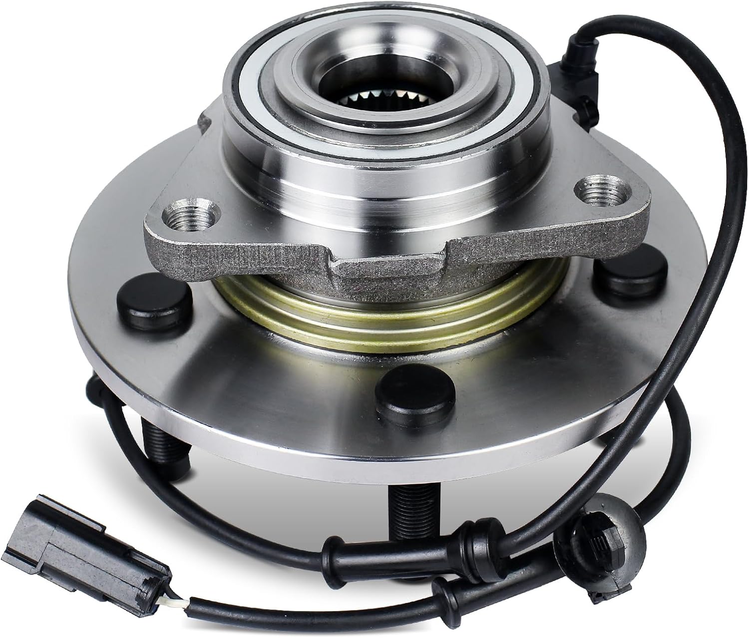 Autoround 515073 Front Wheel Bearing Hub Assembly Compatible with Dodge Ram 1500 2002 2003 2004 2005, 5 Lug w/ABS