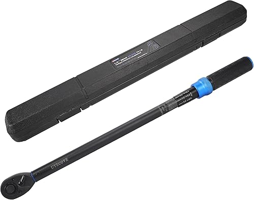 Miniatura 8 de Llave dinamométrica de clic de 14 pulgadas, llave dinamométrica profesional de clic de doble dirección 20-200IN.LB2.26-22.6N.M, escalas de doble