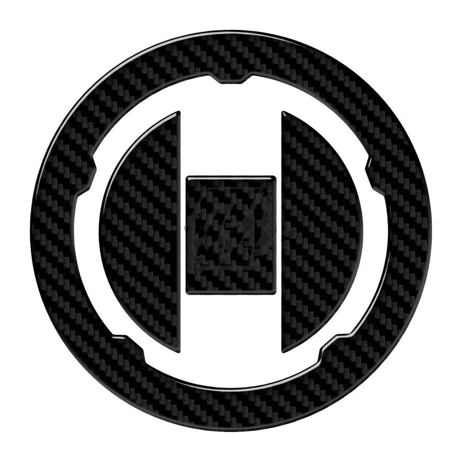 Carbon-Look Motorcycle Accessories Fuel Gas Cap Protector Decals for Suzuki for Bandit 1250S 2007 2008 2009 Curved Surface