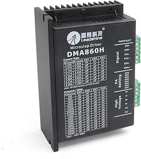 Leadshine DMA860H Stepper Motor Driver 200KHz 18-80V AC Driver Controller 7.2A Driver for nema23 57 / nema34 86/2-Phase Stepper Motor Stepping Motor/CNC Router Engraving Machine