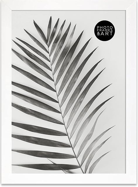 pf+a REAL GLASS a4 picture frame - Oxford Premium White Photo Frame - A4 Certificate Frame / 21x29.7cm Frame