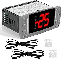 Vista 12 de Sustitución para Controlador de Temperatura Carel PJEZS0H100, para Refrigeradores/Congeladores de 115V 50/60hz, Termostato Digital Programable